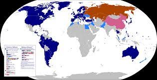 Map of major military alliances in the world : r/MapPorn