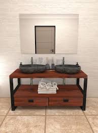 * informiamo che i lavabi da bagno non sono inclusi nel prezzo; Mobile Da Bagno Stile Industriale Old Style In Legno Stile Industriale Xlab