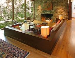 Sunken living room image ideas gallery. 15 Space Saving And Pretty Sunken Living Rooms Home Design Lover