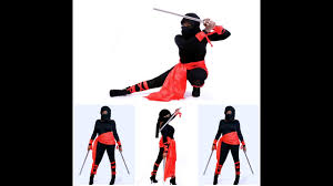 For girls who want to add some diy style to their halloween look, spirit's create a costume option is the perfect way to build the costume of your dreams. Halloween Quick D I Y Ninja Outfit Youtube