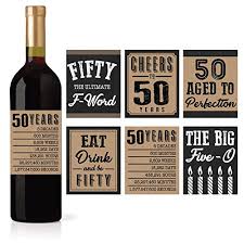 Your 50th birthday is no ordinary birthday and it shouldn't be treated like one. 6 50th Birthday Wine Or Beer Bottle Labels Stickers Present 1969 Bday Milestone Gifts For Him Man Cheers To 50 Years Fifty Funny Fabulous Unique Party Decorations Supplies For Men Husband Male