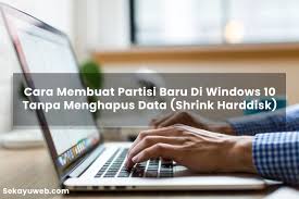 Mungkin mereka bukan bingung cara membuatnya, namun yang mereka khawatirkan adalah apabila mereka membuat partisi baru data yang mereka karena di windows sudah tersedia tools yang bisa kita gunakan untuk kasus ini. Cara Membuat Partisi Baru Di Windows 10 Tanpa Menghapus Data Shrink Harddisk