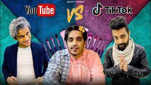 Vs carryminati tiktokers vs youtubers reaction video scout on carry new video 2020 carry trolling carry amazing roasting carry new video varry 10 million dank rishu tiktok cringe. Youtube Vs Tiktok Aamne Samne Pehli Baar Realhit Youtube