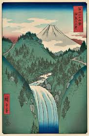 Ando Hiroshige The Izu Mountains Japanese Woodblock Print In 2020 Hiroshige Japanese Prints Japanese Woodblock Printing Japanese Prints