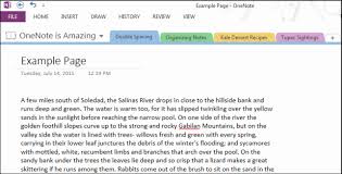 Double Spacing Text In Onenote The Lost Prophet