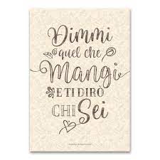 Essere consapevoli di questo rapporto è una chiave strategica che permette di aggirare diversi ostacoli e di migliorare aspetti importanti della vita: Adesivi Muro Pareti Cucina Dimmi Quel Che Mangi Ti Diro Chi Sei