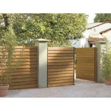 Cloture Bois Imex Naturel H 180 X L 200 Cm Leroy Merlin Cloture Bois Portail Et Cloture Portillon Bois