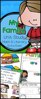 My Family Learning Unit Is A Prek And Kindergarten Early Beginners Step Into Family Activities Kindergarten Family Activities Preschool Preschool Family Theme