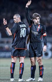 Benzema Juninho Olympique Lyonnais Olympique