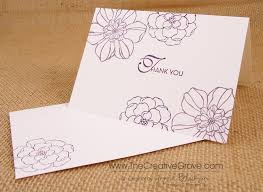 Stamping on your flowers of choice makes a thank you card. Drawing Thank You Card Design Ideas Happy Emotion