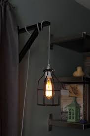 Diy Homemade Vintage Edison Hanging Bedroom Lights With Filament Bulbs Neat Retro Cord And Cage Bedroom Lighting Hanging Bedroom Lights Hanging Edison Lights