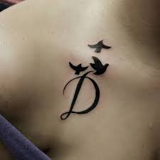I love how simple it is to follow. 50 Amazing D Letter Tattoo Designs And Ideas Body Art Guru