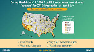 Hotspot identification (hsid) is the first and key step of expressway safety management process. Trends In Number And Distribution Of Covid 19 Hotspot Counties United States March 8 July 15 2020 Mmwr