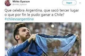 Find and save argentina vs chile memes | from instagram, facebook, tumblr, twitter & more. Memes Del Argentina Vs Chile Var El Blanco De Los Mejores Copa America Brasil 2019 Futbolred