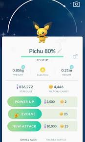 The pokémon is charged with static electricity, so contact with it may cause paralysis. Pokemon Go Shiny Pichu Trade Video Gaming Gaming Accessories Game Gift Cards Accounts On Carousell