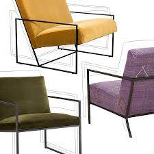 11 Metal Frame Lounge Chairs We Re Loving Right Now Architectural Digest