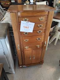 This jewelry cabinets size is 450mm*450mm*1800mm, materials use the very mookoo shop furniture company will tell you something. Oak Jewelry Cabinet Roth Brader Furniture