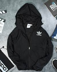 Áo Khoác Dù Nam Adidas đen | AoKhoacDu.com