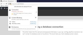 You'll see a summary of how private chrome thinks the connection is. Parts Of This Page Are Not Secure Such As Images Wordpress