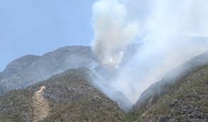 Ela esclareceu que, devido a. Controlan 50 Por Ciento Incendio En Sierra De Santa Catarina