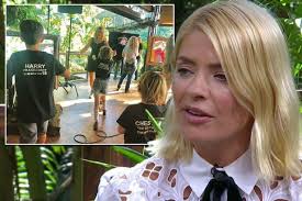 Sharing a throwback picture of her climbing out of the sea. Holly Willoughby Reveals Moment Her Kids Surprised Her During I M A Celebrity That Viewers Didn T See Irish Mirror Online