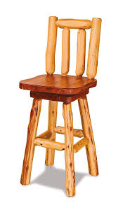 Check spelling or type a new query. Rustic Log Bar Stool With Swivel From Dutchcrafters Amish Furniture