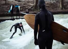 Eisbach Munich Eisbach Munchen Munichcity Muc Surfing Eisbachwelle Surfer Surfboard Riding Helmets Riding Munich