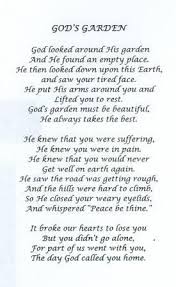 God S Garden For Jeremy Grieving Quotes Grief Quotes Funeral Poems
