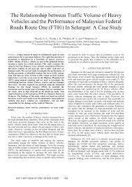 24, december 2016 in malaysia, adt is normally used to forecast. Pdf The Relationship Between Traffic Volume Of Heavy Vehicles And The Performance Of Malaysian Federal Roads Route One Ft01 In Selangor A Case Study
