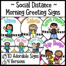 Add These Adorable Signs To Your Classroom To Show Students How To Be Welcoming And Friendly Whil Greeting Sign Classroom Welcome Teaching Classroom Management
