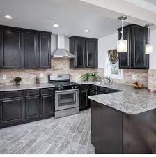 Pin By Marilu On Other That I Love Dark Kitchen Cabinets Light Grey Kitchens Dark Cabinets