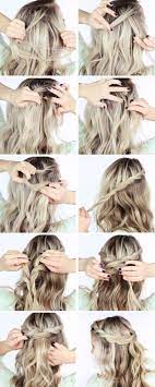 Tuto Coiffure Cheveux Mi Long Et Idee De Couronne Avec Tresse Long Hair Styles Hair Styles Medium Hair Styles