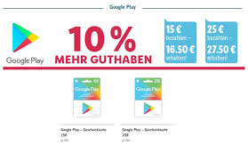 Schade, dass playstation guthaben ist schon ausverkauft. Ab Heute 10 Mehr Guthaben Auf Google Play Gutscheinkarten Bei Lidl Deutschland Gwb
