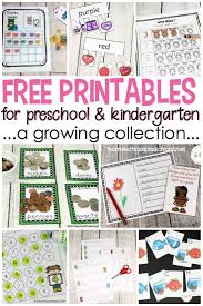 You Can Homeschool Preschool On A Budget I Ve Created More Than One Hundred Free Preschoo Free Preschool Printables Preschool Printables Homeschool Activities
