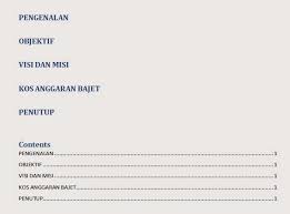 Macam Mana Nak Buat Isi Kandungan Atau Table Of Contents Di Microsoft Word Safirul Amar Azmi Website