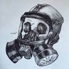 This details the top of the gas mask. Pin On Drawings And Sketches