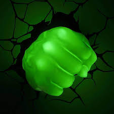 These avengers wall lights are for every avengers fan. Marvel Avengers Hulk Fist 3d Wall Light Retro Styler