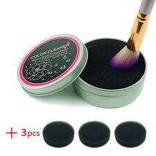 makeup brush cleaner sponge from