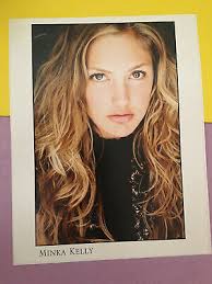 Minka Kelly #2 original talent agency headshot photo with credits