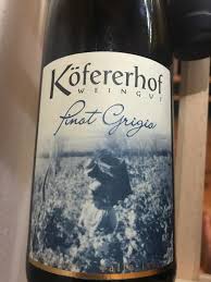 A concrete monolith integrated into a bucolic landscape. 2015 Kofererhof Pinot Grigio Valle Isarco Eisacktaler Italy Trentino Alto Adige Alto Adige Valle Isarco Eisacktaler Cellartracker