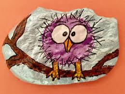 Funny Bird Rock Art Painted Rocks Rock Art Painted Rocks Kids