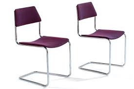 S43f black wood chair by mart stam for thonet, 1930s. Mart Stam Suite De Quatre Chaises Cantilever 1970 Mutualart