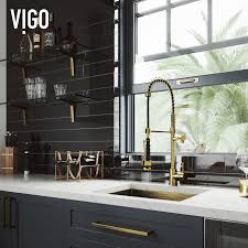 Get free shipping on qualified moen, gold kitchen faucets or buy online pick up in store today in the kitchen department. Upgrade Kitchen Faucet Vigo Blog Kitchen Bathroom And Shower Ideas