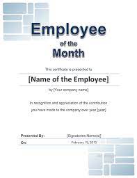 Use this template to check on the alignment of employee strengths, skills, goals, and job role. Employee Award Cetificate Free Template For Word