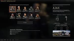 Characters from the multiplayer category are unlocked by finding their special item and completing their challenge objectives. Specialist Classes And Abilities In Call Of Duty Black Ops 4 Shacknews