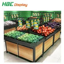 Hot Item Supermarket Fruit And Vegetable Display Stand Display Shelf Vegetable Rack Display Stand Display Shelves