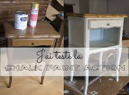 J Ai Teste La Chalk Paint Action Et C Est Plutot Bien En Fait Relooking De Mobilier Deco Action Peinture A La Craie