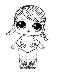 Coloriage coeur à imprimer : 39 Coloriage Poupee Lol A Imprimer Ou A Dessiner