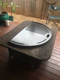 Wish it would've came with camp chef's spatula's, scraper and bottles. Fire Pit Grill Plate Fire Pit Bbq Fire Pit Cooking Fire Pit And Grill