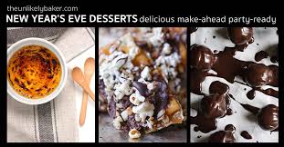 Looking for dessert recipes to celebrate the new year? 16 Last Minute New Year S Eve Desserts The Unlikely Baker